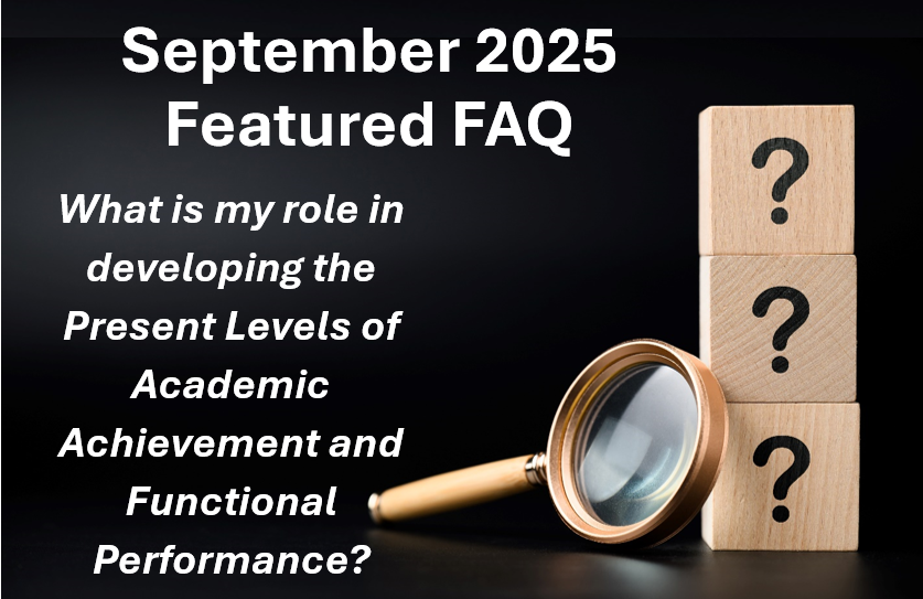  Featured FAQ - September 2025